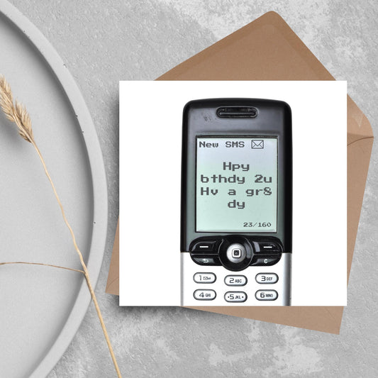 Nokia Birthday Card, 80's Birthday Card, 90's Birthday Card, Funny Birthday Card, 40th Birthday, Funny Birthday Card, Text Message Card