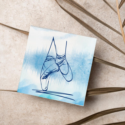 Ballet Dancing Card, Birthday Card, Card for Dancer, Recital Card, Dance Recital, Good Luck Card, Congratulations Card, Any Occasion Card