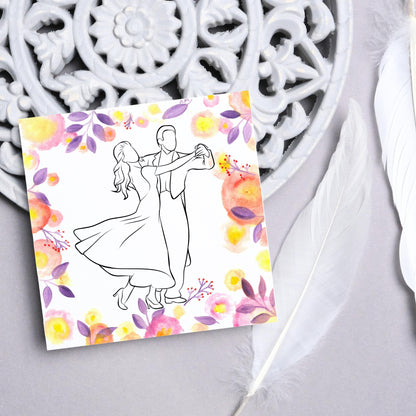 Ballroom Dancing Card, Birthday Card, Card for Dancer, Recital Card, Dance Recital, Good Luck Card, Congratulations Card, Any Occasion Card