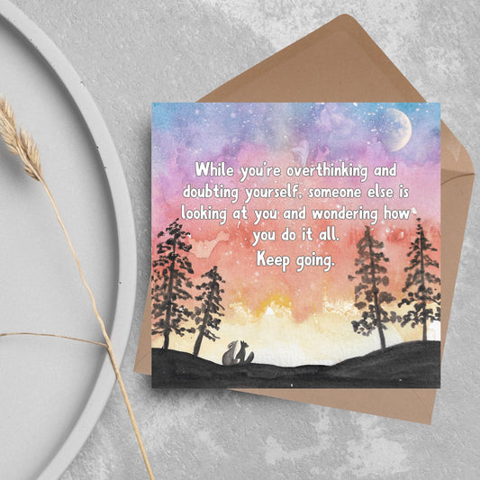 Encouragement Card, Friendship, Mental Health Card, Best Friend Card, Cancer Treatment Card, Get Well Soon Card, Recovery Card