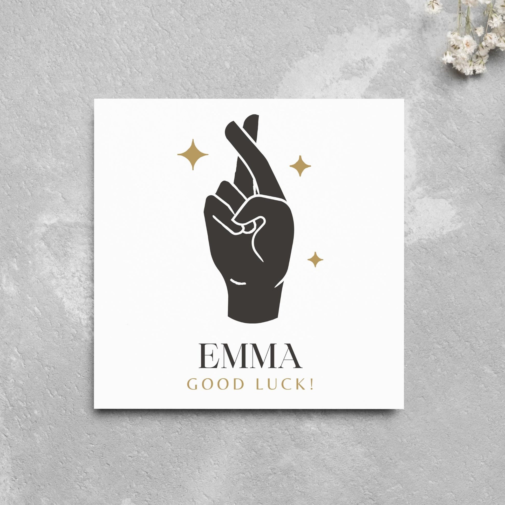 Personalised Good Luck Card, Exam Card, Graduation Card, College Card, University Card, Good Luck Card for Student, Encouragement Card