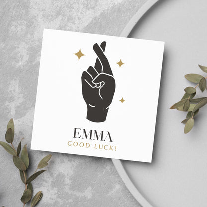 Personalised Good Luck Card, Exam Card, Graduation Card, College Card, University Card, Good Luck Card for Student, Encouragement Card