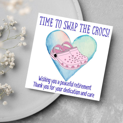 Nurse Retirement Card, Leaving Card for Nurse, Happy Retirement Card, Retired Card, Retiring, We'll Miss You Card, Nursing Retirement Card