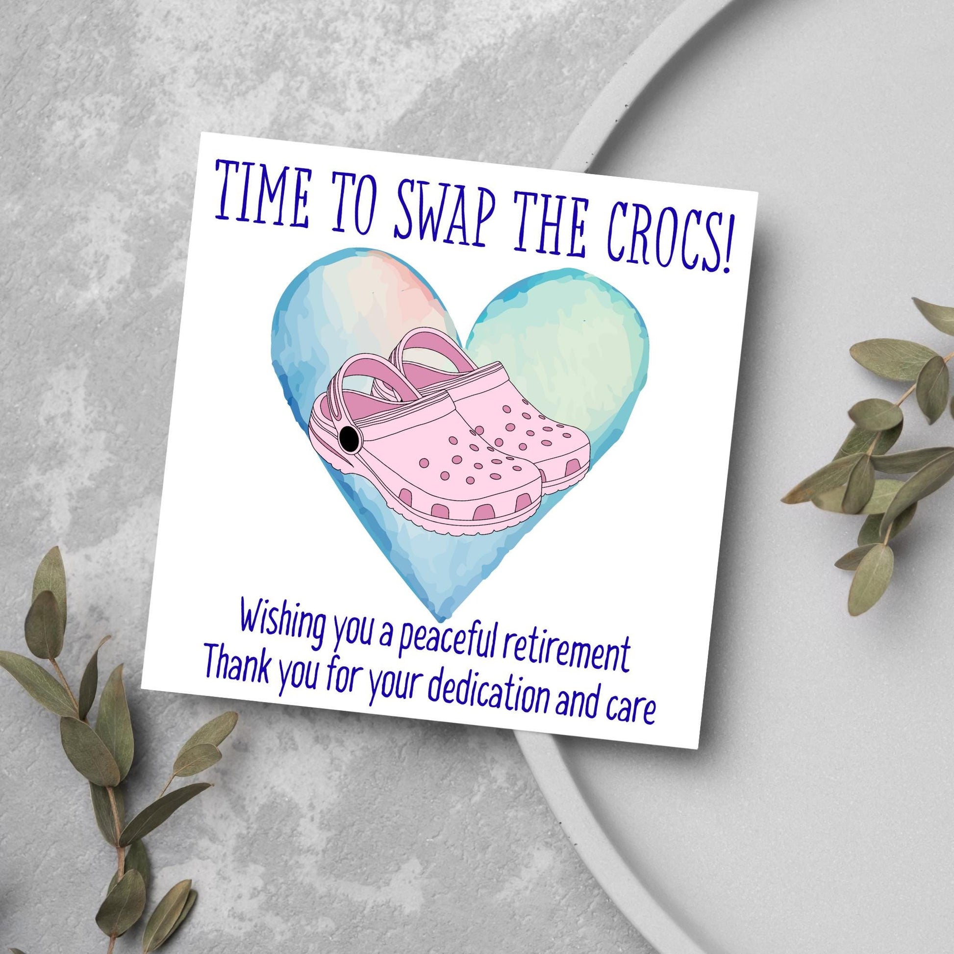 Nurse Retirement Card, Leaving Card for Nurse, Happy Retirement Card, Retired Card, Retiring, We'll Miss You Card, Nursing Retirement Card