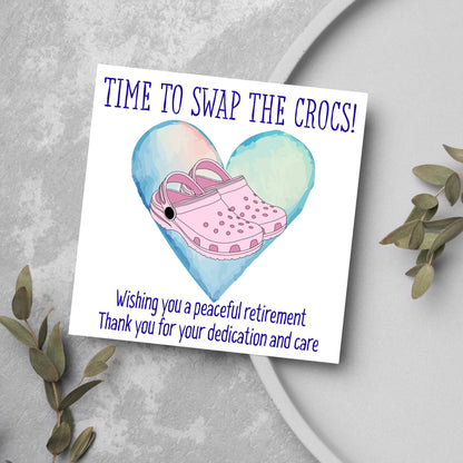 Nurse Retirement Card, Leaving Card for Nurse, Happy Retirement Card, Retired Card, Retiring, We'll Miss You Card, Nursing Retirement Card