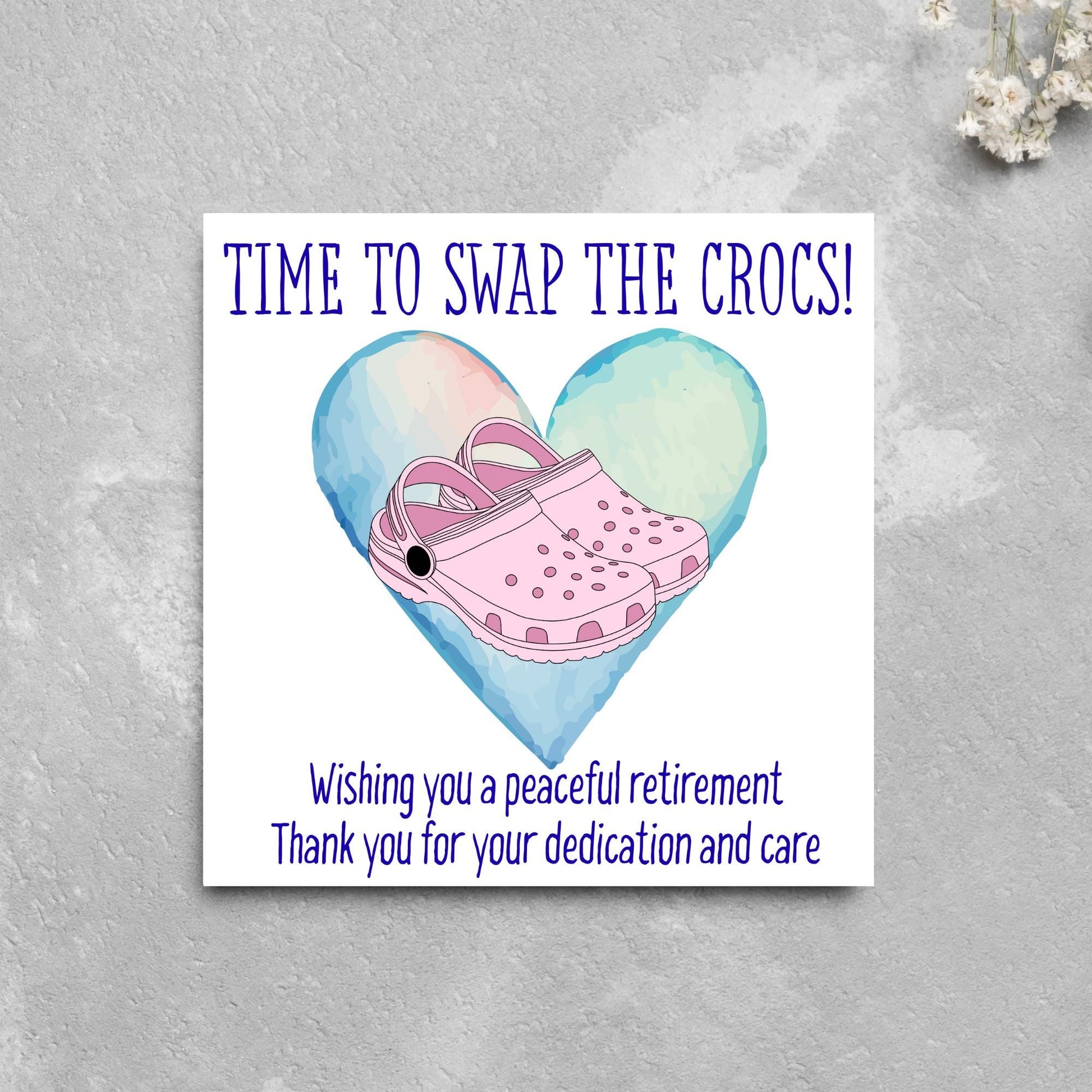Nurse Retirement Card, Leaving Card for Nurse, Happy Retirement Card, Retired Card, Retiring, We'll Miss You Card, Nursing Retirement Card