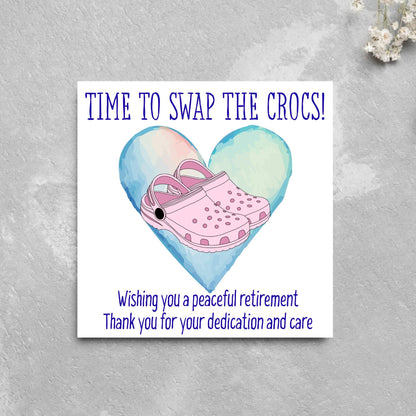Nurse Retirement Card, Leaving Card for Nurse, Happy Retirement Card, Retired Card, Retiring, We'll Miss You Card, Nursing Retirement Card