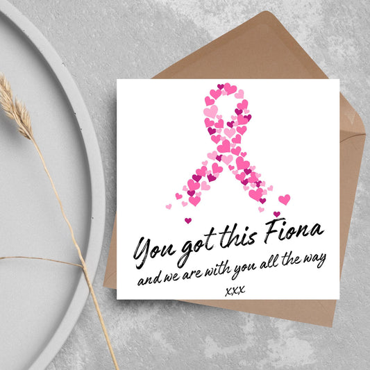 Card for Cancer Patients, Cancer Support Card, We Are With You, You Got This, Get Well Soon Card, Breast Cancer, Colon Cancer, Macmillan