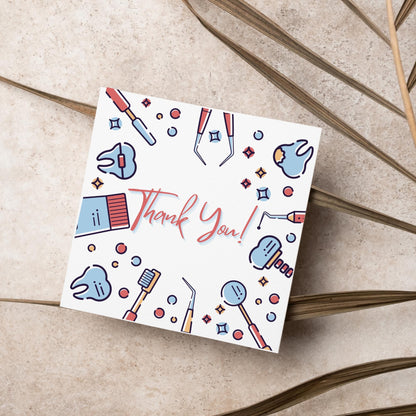 Thank You Card for Dentist, Card For Orthodontist, Dental Thank You Card, Thanks Dental Staff, Dentist Appreciation Card, Dental Nurse Card