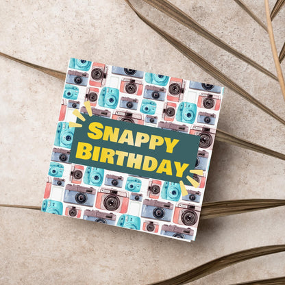 Photographer Birthday Card, Camera design, Photography Card, Birthday Card, Camera Card, Card For Him, Card For Her, Photography Club Card
