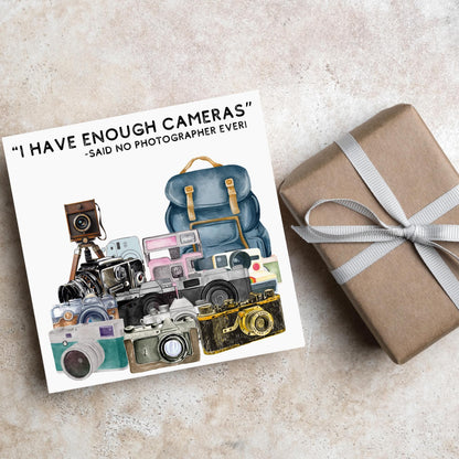 Photographer Birthday Card, Camera design, Photography Card, Birthday Card, Camera Card, Card For Him, Card For Her, Photography Club Card