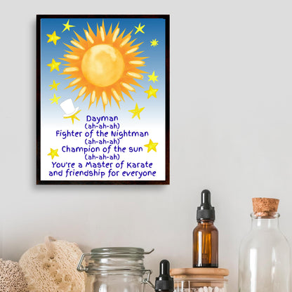 It's Always Sunny in Philadelphia Poster, A4 Print, High Quality Wall Art, Dayman, Nightman Cometh, Charlie Lyrics Poster, Always Sunny Art