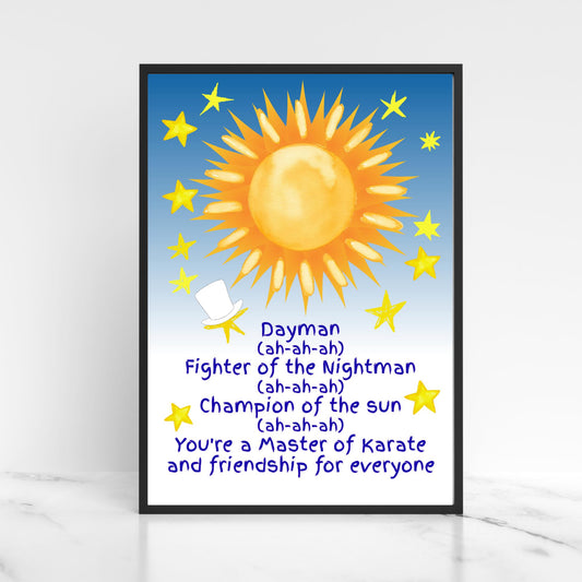It's Always Sunny in Philadelphia Poster, A4 Print, High Quality Wall Art, Dayman, Nightman Cometh, Charlie Lyrics Poster, Always Sunny Art