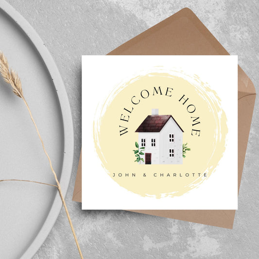 Personalised New Home card, Moving House, First Home card, New House card, Moving Card, Moving home card, Welcome Home, Buying House