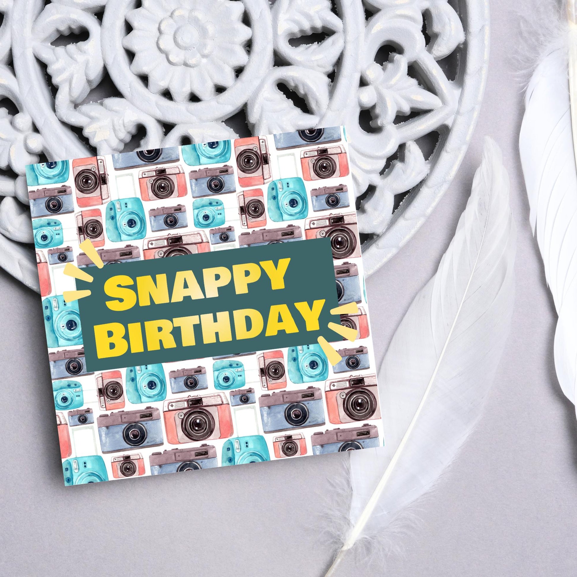 Photographer Birthday Card, Camera design, Photography Card, Birthday Card, Camera Card, Card For Him, Card For Her, Photography Club Card