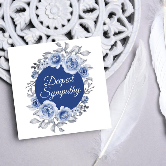 Sorry for Your Loss Card, Bereavement Card, Deepest Sympathy Card, Card for Loss, Rest in Peace, Funeral Card, Condolences Card,