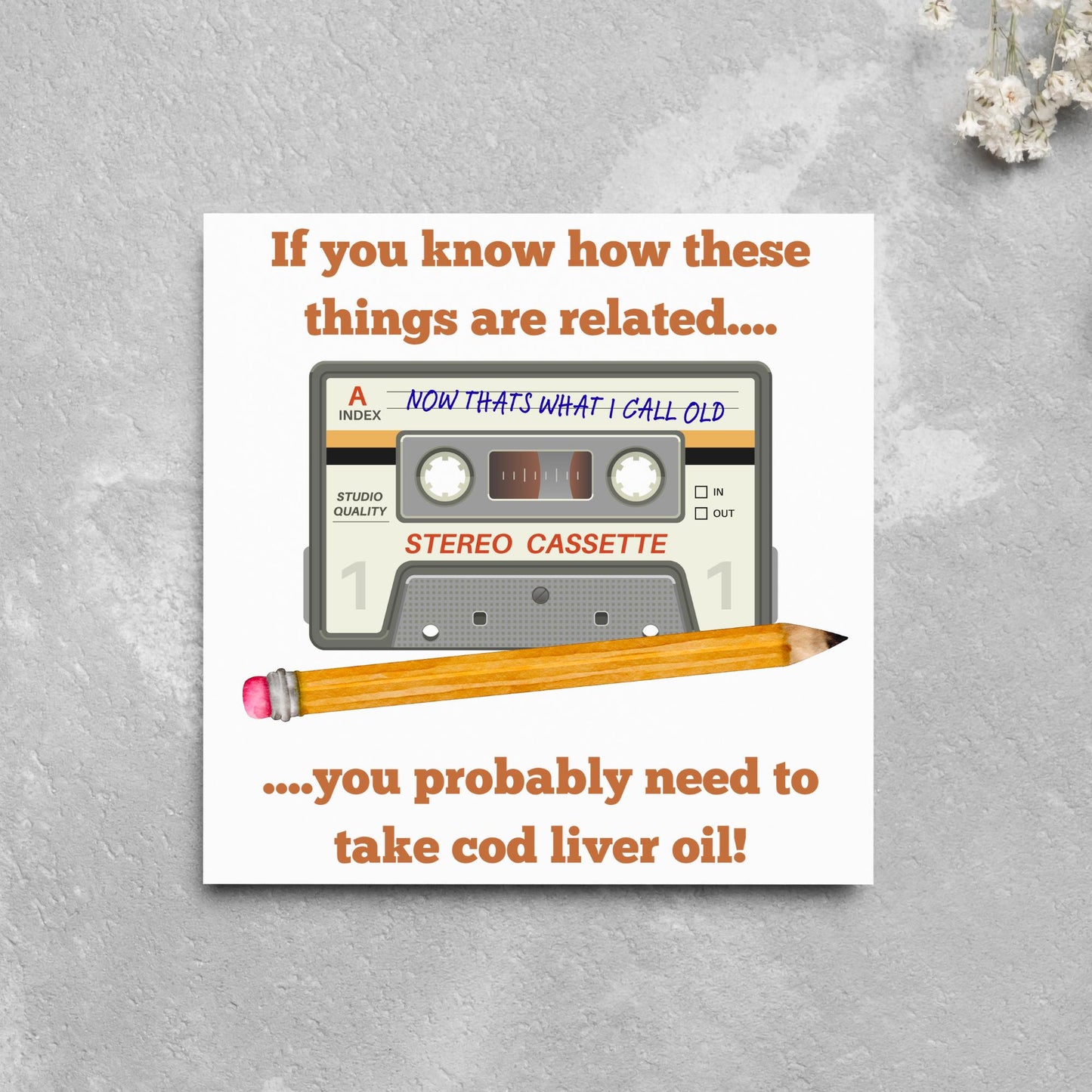 Retro Birthday Card, 80's Birthday Card, 90's Birthday Card, Funny Birthday Card, 40th Birthday, Funny Birthday Card
