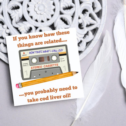 Retro Birthday Card, 80's Birthday Card, 90's Birthday Card, Funny Birthday Card, 40th Birthday, Funny Birthday Card