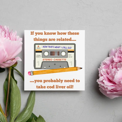Retro Birthday Card, 80's Birthday Card, 90's Birthday Card, Funny Birthday Card, 40th Birthday, Funny Birthday Card