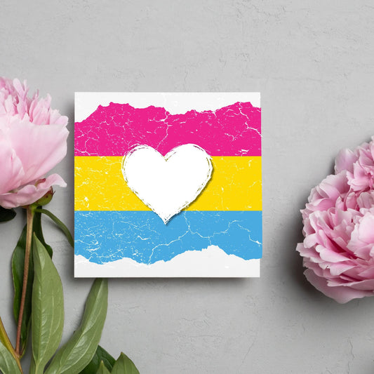 LGBTQ+ Card, Gender Flags, Transgender, Gay, Bi, Gender-Fluid, Pansexual, Lesbian, Coming Out Card, Gender Reassignment Card, Non Binary