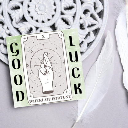 Good Luck Card, Exam Card, Tarot Good Luck Card, Driving Test, Travelling Card, New Job Card, Emigrating Card, Leaving Card
