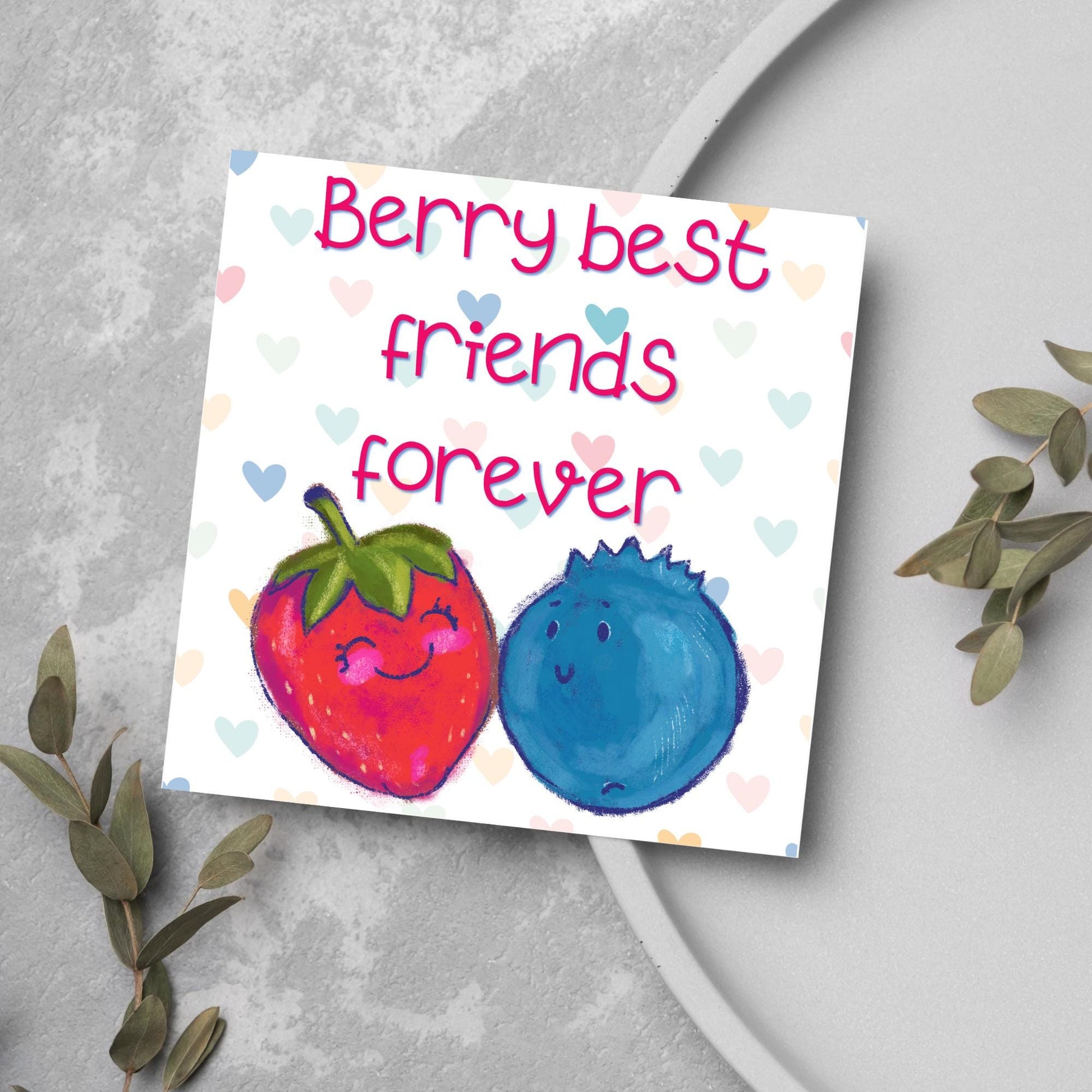 Best Friend Card, Card for Friend, Friendship Card, Bestie, Bezzie Card, BFF Card, Love Card for Friend, Grateful Gard, Long Distance