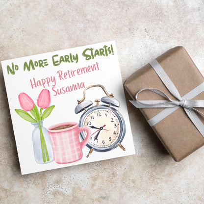 Personalised Name Retirement Card, Leaving Card for Him, Card for Her, Congratulations Card, Retired Card, Retiring, We'll Miss You Card