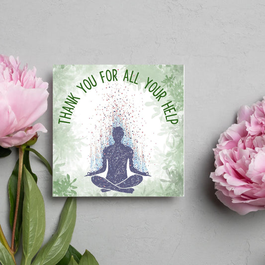 Thank You Card for Therapist, Card for Counsellor, Holistic Card, Healer Card, Psychologist Thank You Card, EMDR, CBT, DBT Thanks Card