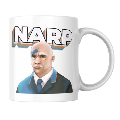 Hot Fuzz Yarp Mug, Cornetto trilogy, Hot Fuzz Gift, Movie Buff Gift, Funny Movie Mug, Yarp or Narp, Lurch Mug, The Greater Good