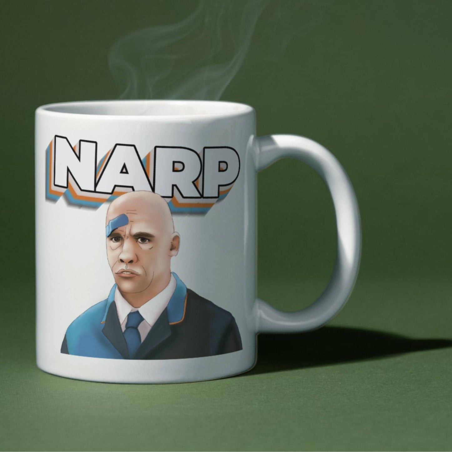Hot Fuzz Yarp Mug, Cornetto trilogy, Hot Fuzz Gift, Movie Buff Gift, Funny Movie Mug, Yarp or Narp, Lurch Mug, The Greater Good