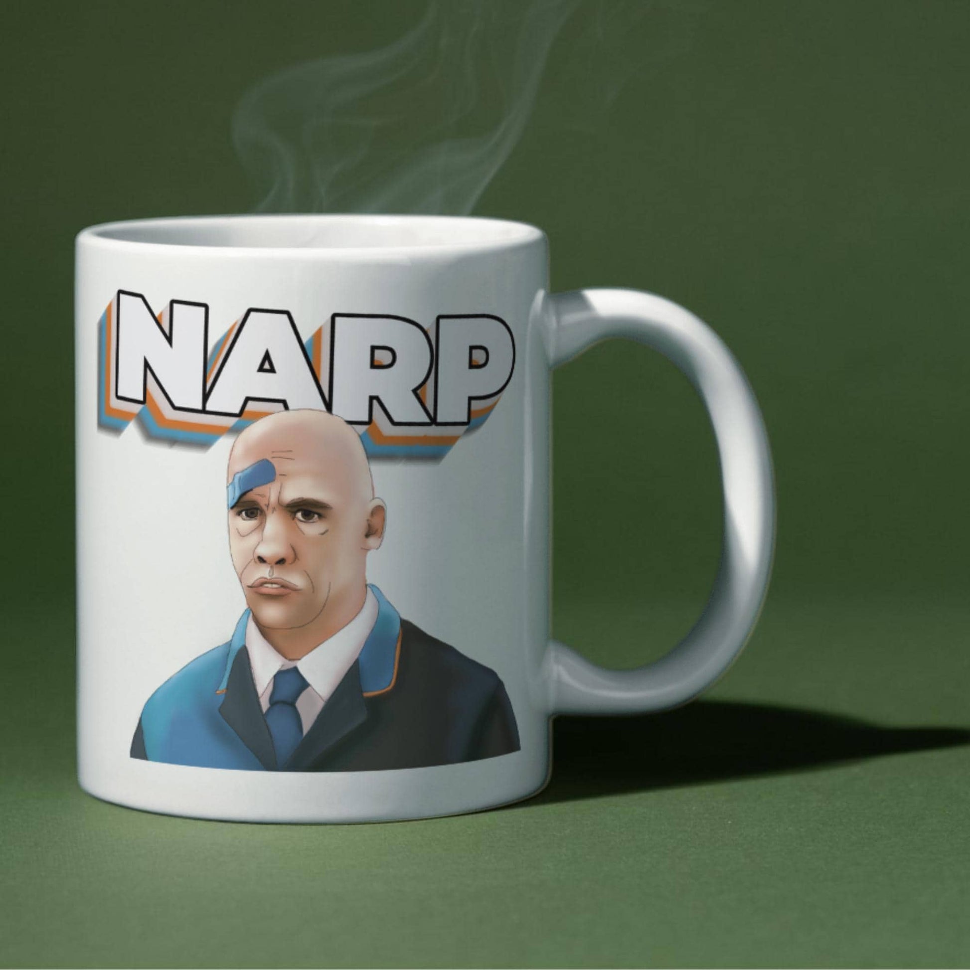Hot Fuzz Yarp Mug, Cornetto trilogy, Hot Fuzz Gift, Movie Buff Gift, Funny Movie Mug, Yarp or Narp, Lurch Mug, The Greater Good