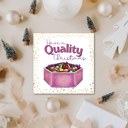 Chocolate Christmas card with Quality design - Cards for Him, Cards for Her, Christmas Chocolates, Christmas Card for Dad, For Mum