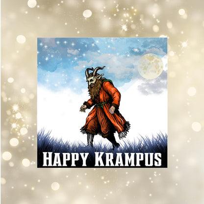 Krampus Christmas Card, Alternative Xmas Card, Krampusnacht, Gothic Christmas Card, Unusual Christmas Card, Non-Traditional Christmas Card