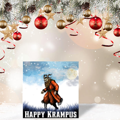 Krampus Christmas Card, Alternative Xmas Card, Krampusnacht, Gothic Christmas Card, Unusual Christmas Card, Non-Traditional Christmas Card
