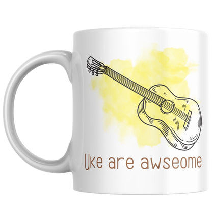 Ukulele Mug, Mug for Musician, Band Mug, Music Mug, Gift for Musician, Band Mug, Ukulele Player Gift Mug, Uke Mug