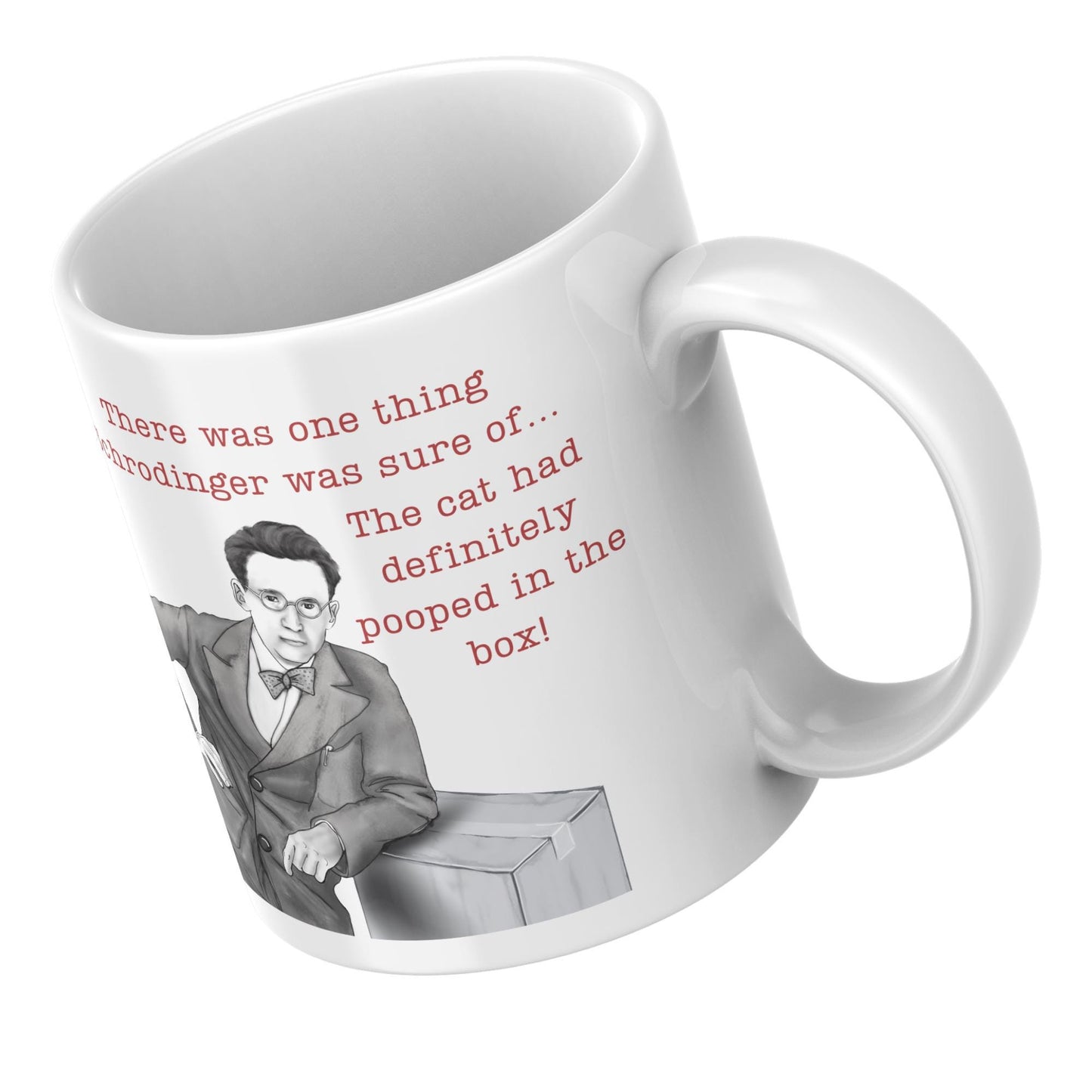 Philosophy Joke Mug, Schrodinger Fun gift for Philosophy Student, Schrodingers Cat Mug, Pun Mug, Gift for Philosophy Teacher