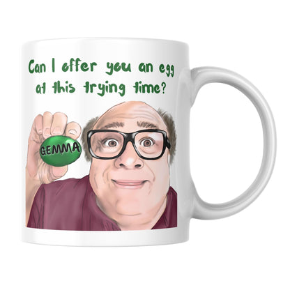 Personalised It's Always Sunny In Philadelphia Mug, Frank Mug, Cult TV Mug, Great Gift Mug For Always Sunny Fans, Egg Mug, Danny Devito Mug