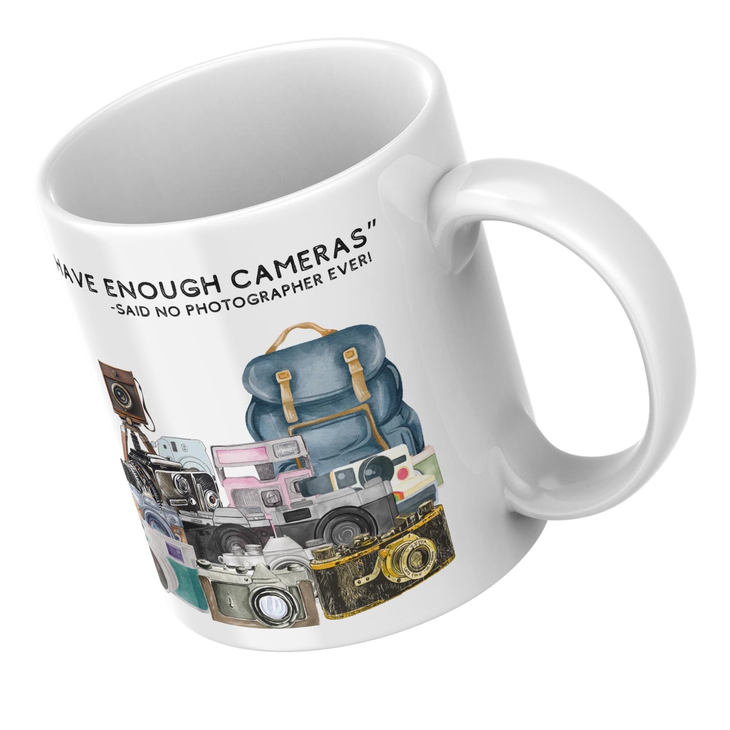 Photography Mug, Mug for Photographer, Camera Mug, Photo Mug, Retro Camera Gift, Photographer Gift, Camera Collector Mug, Great Gift