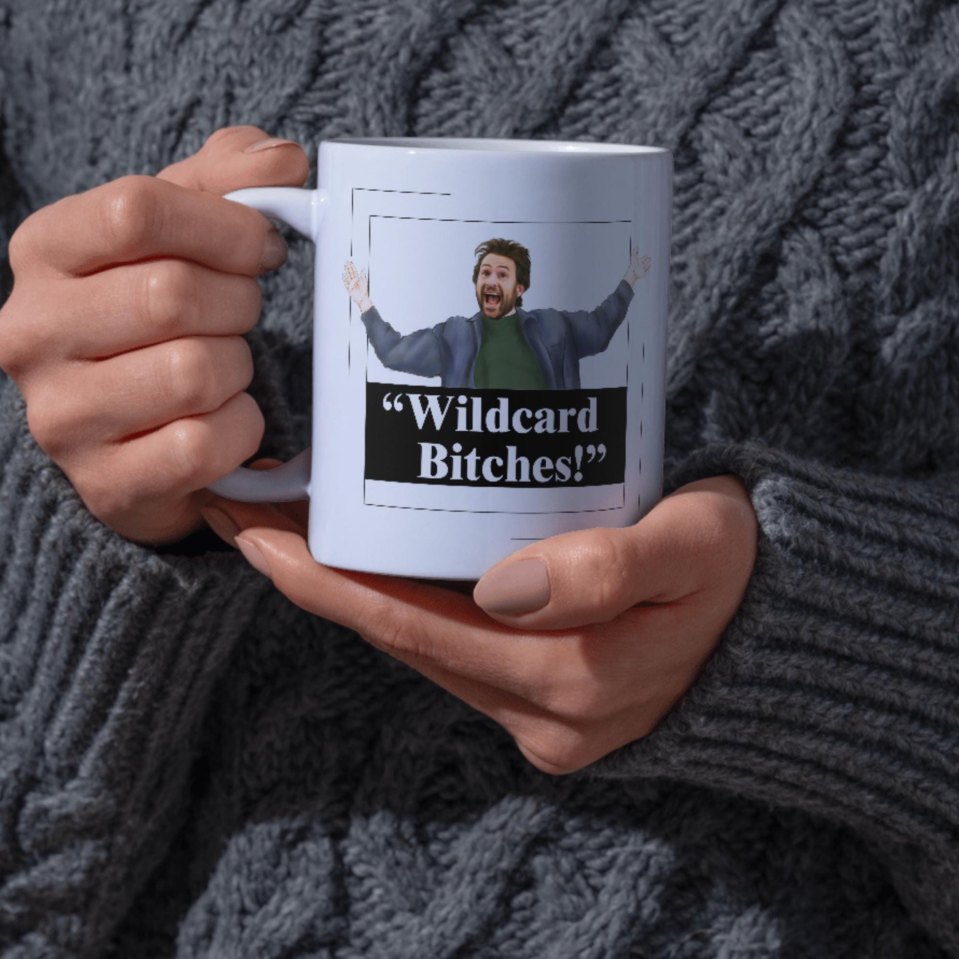It's Always Sunny In Philadelphia Mug, Charlie Kelly Wild Card Mug, Cult TV Mug, Great Gift Mug For Always Sunny Fans, Paddys Pub,