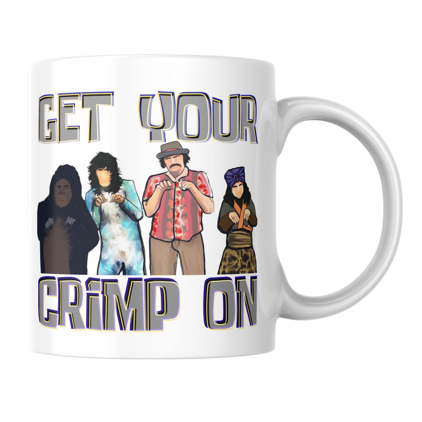 The Mighty Boosh Mug, Crimp Mug, Great Gift Mug, Noel Fielding Mug, Birthday Gift for Mighty Boosh Fans, High Quality Print Mug