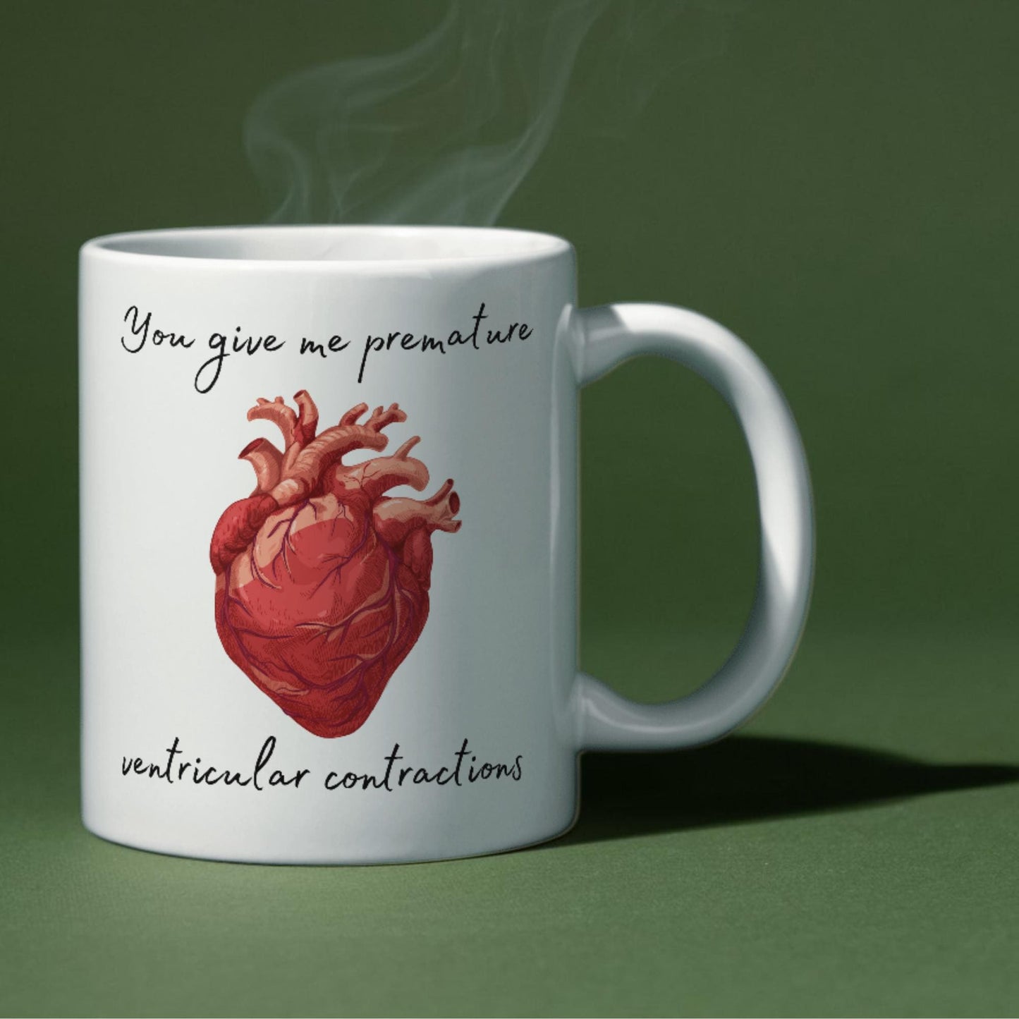 Cute Mug for Doctors, Mug for Cardiologist, Anniversary Present for Cardiologist, Doctors Love Mug