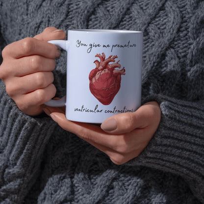 Cute Mug for Doctors, Mug for Cardiologist, Anniversary Present for Cardiologist, Doctors Love Mug