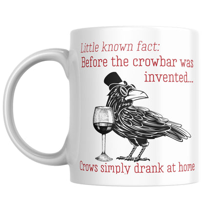 Dad Joke Crow Mug, Corvid, Great Gift For Crow Lovers, Corvid Mug, Ornithologist Mug, Gothic Mug, Funny Gift for Christmas, Vintage Style