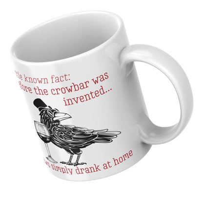 Dad Joke Crow Mug, Corvid, Great Gift For Crow Lovers, Corvid Mug, Ornithologist Mug, Gothic Mug, Funny Gift for Christmas, Vintage Style