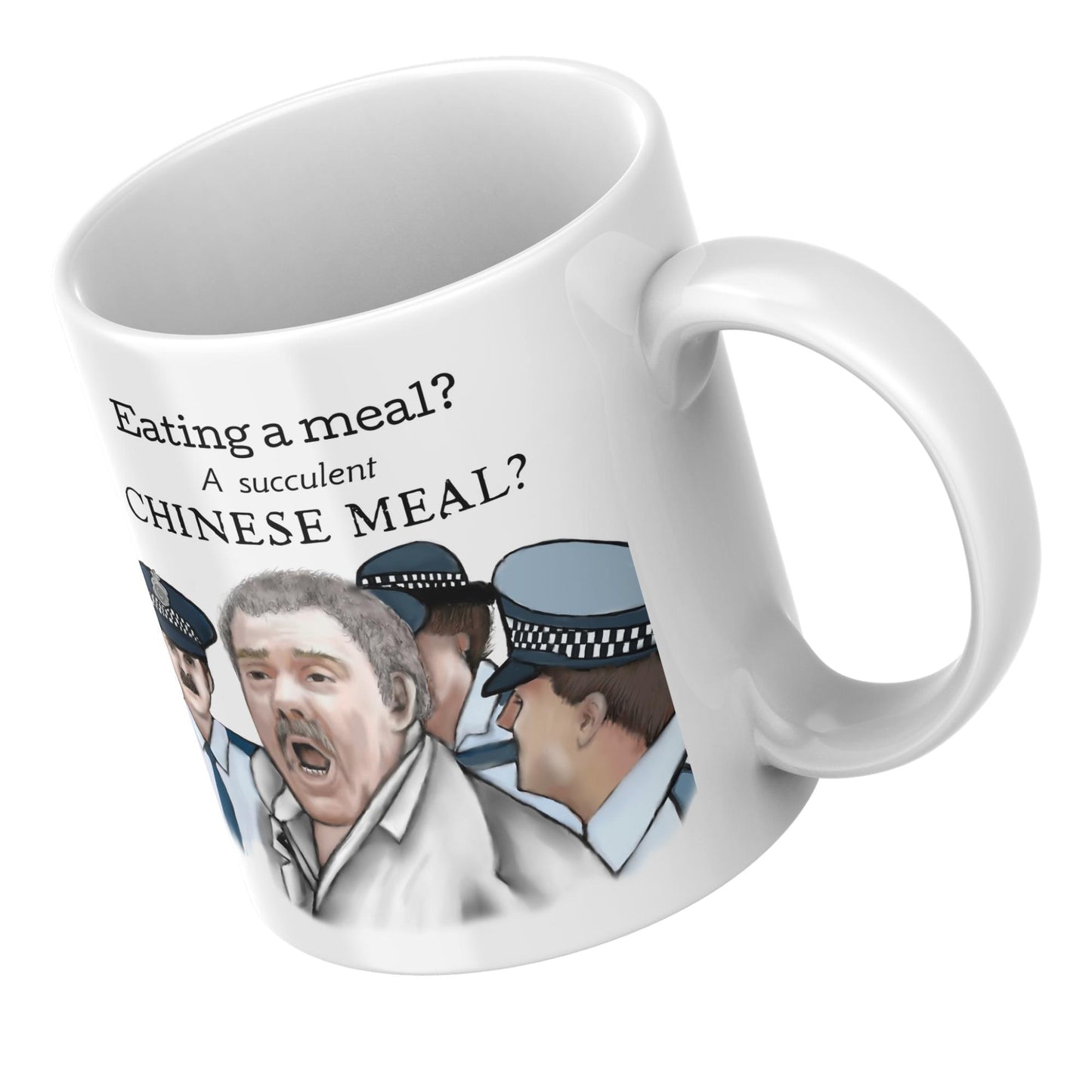 Democracy Manifest Mug, Succulent Chinese Meal Mug, Charles Dozsa, Meme Mug, Funny Birthday Gift, Gift for Him, Gift for Her