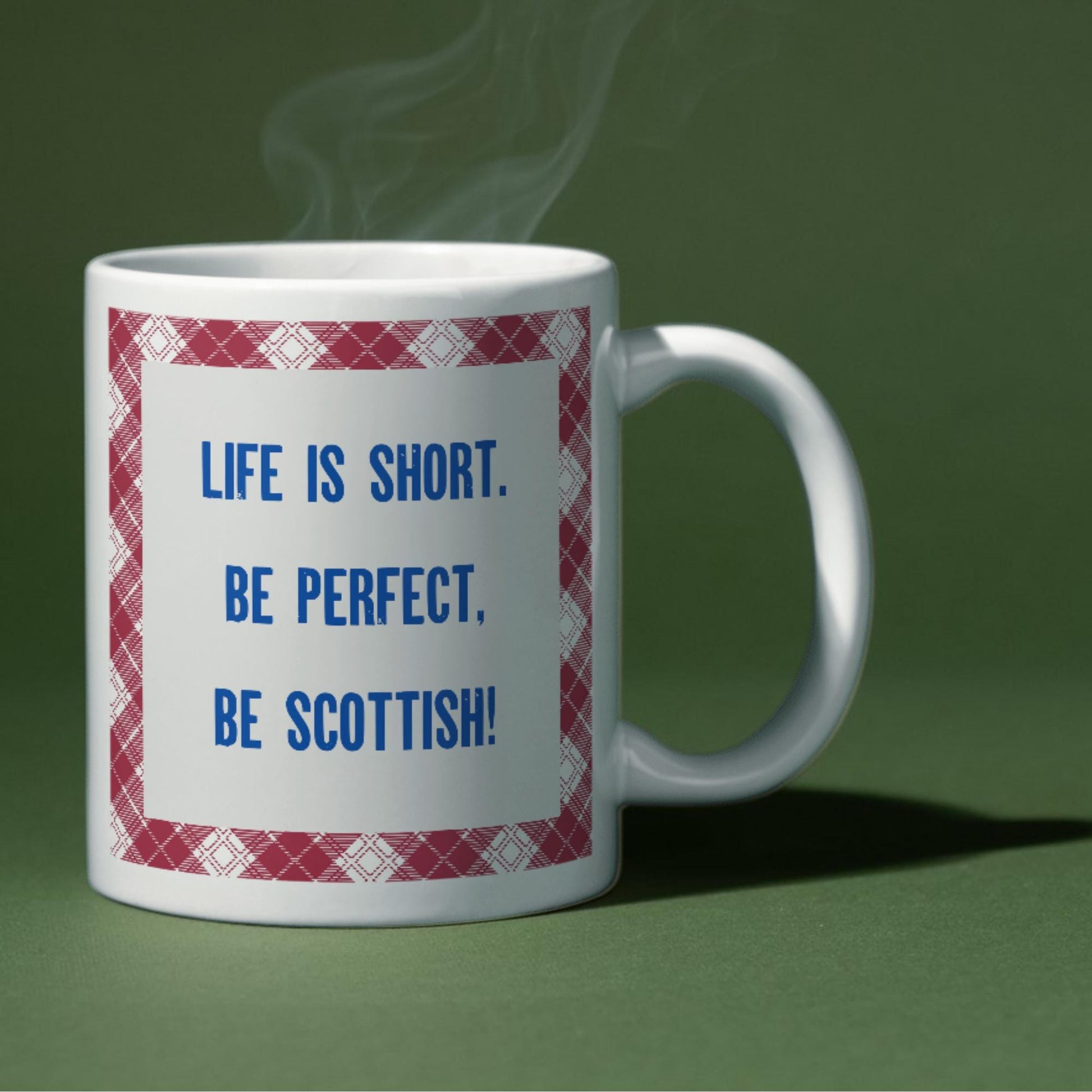 Scottish Mug, Great Gift Mug for Scott, Tartan Mug, Secret Santa gift for Scottish Person, Scotland Mug, Proud to be Scottish