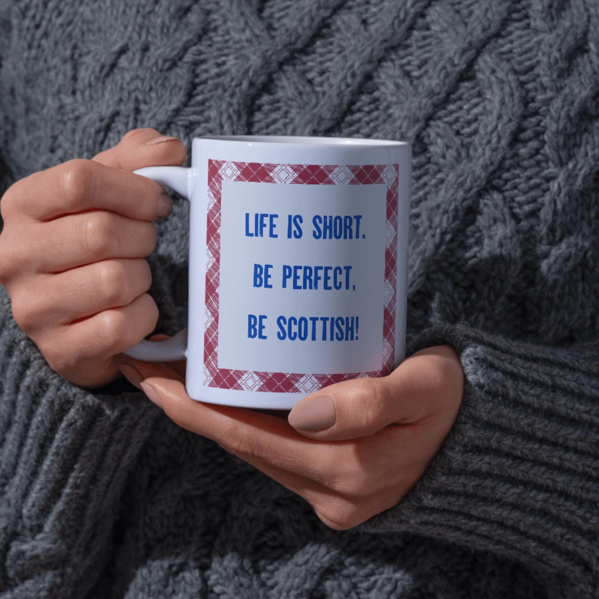 Scottish Mug, Great Gift Mug for Scott, Tartan Mug, Secret Santa gift for Scottish Person, Scotland Mug, Proud to be Scottish