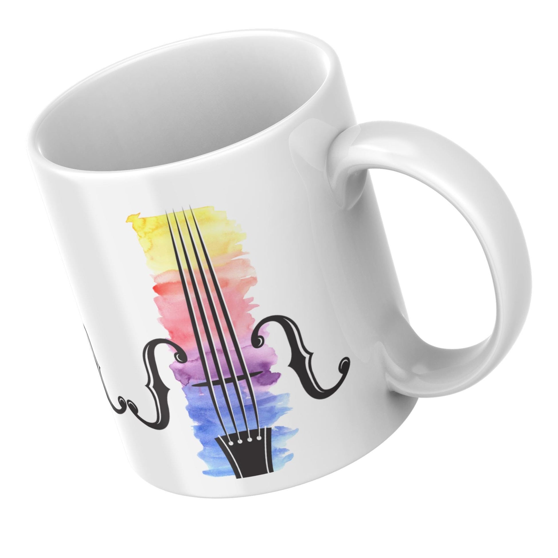 Violin Mug, Mug for Musician, Band Mug, Musical Mug, Music Mug, Gift for Musician, Band Mug, Violinist Gift Mug, Classical Orchestra Gift