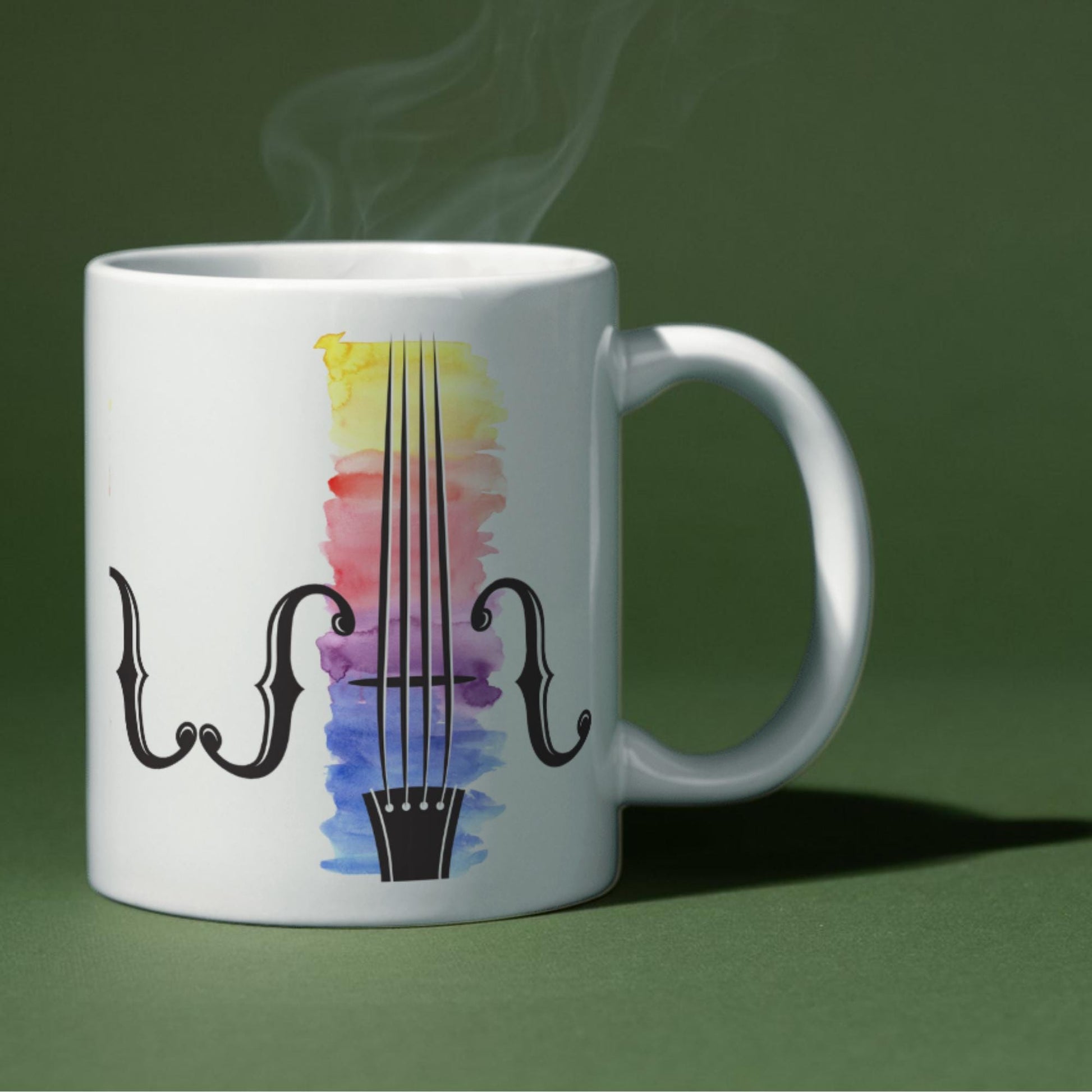 Violin Mug, Mug for Musician, Band Mug, Musical Mug, Music Mug, Gift for Musician, Band Mug, Violinist Gift Mug, Classical Orchestra Gift