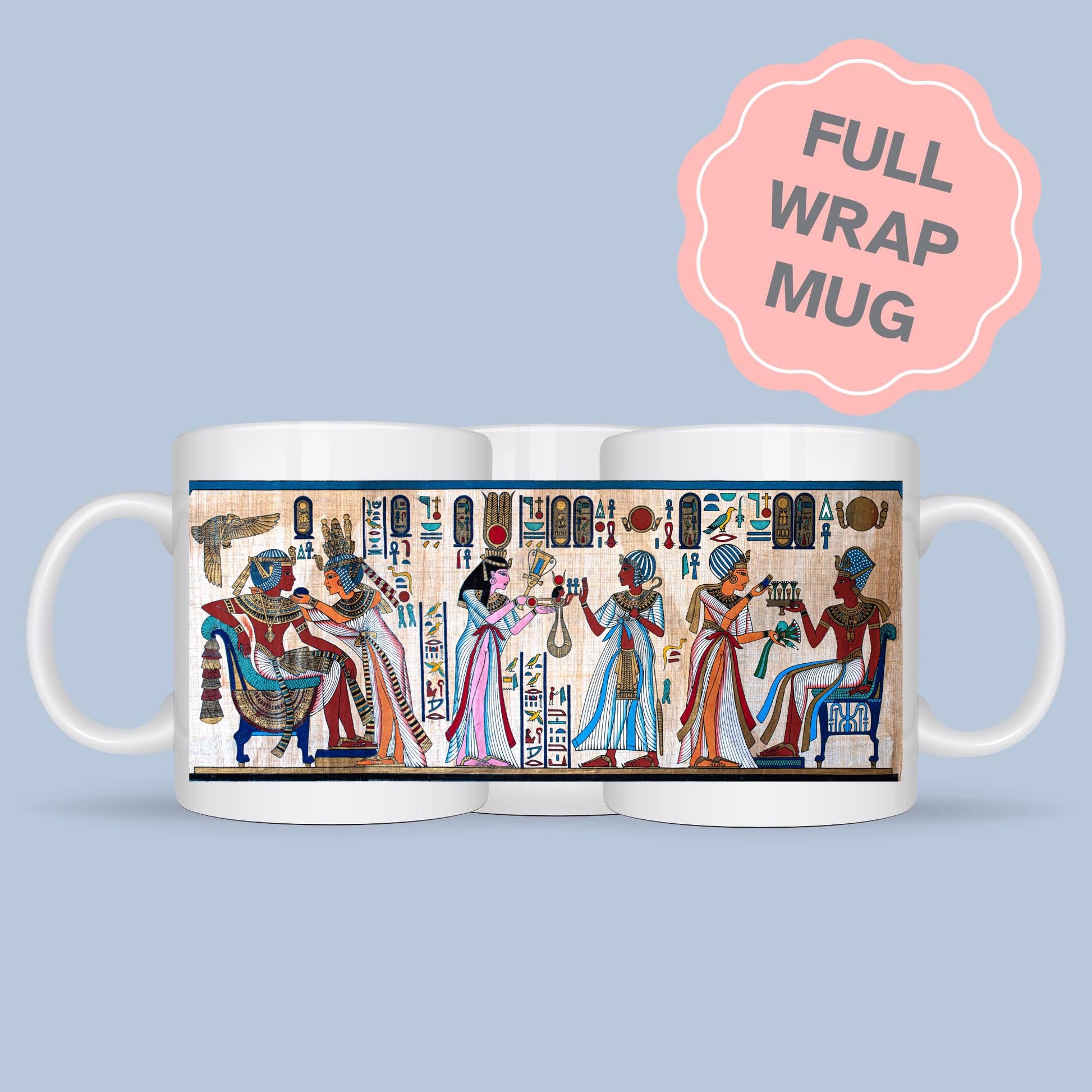 Ancient Egypt Mug, Great Gift, Hieroglyphics Mug, Archeology, History Mug, Mug for Historian, Mug for Egyptologist, Mug for Archaeologist